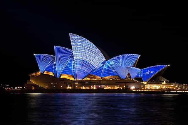 Sydney opera house.