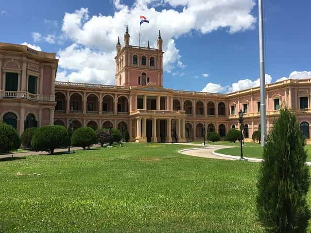 The Presidential Palace in Asunción, Paraguay.